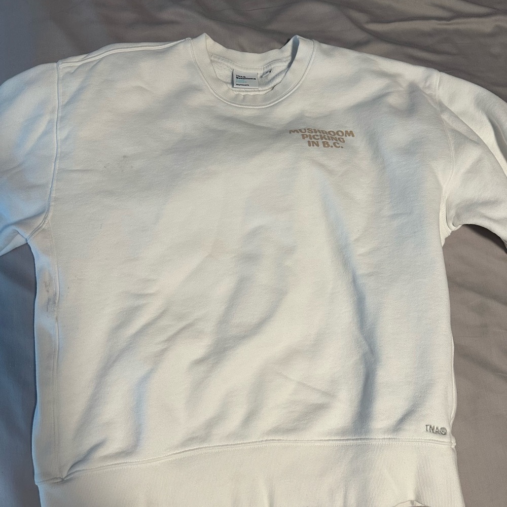White TNA crew neck